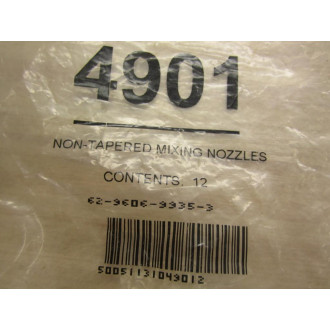 3M 4901 Non-Tapered Mixing Nozzles (Pack of 12)