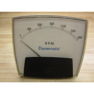 Dynamatic DO-92 Meter 0-1800 RPM 50-171111FAFA1AHR - Used