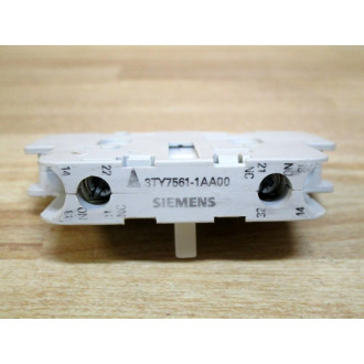 Siemens 3TY7561-1AA00 Auxiliary Contact - Used