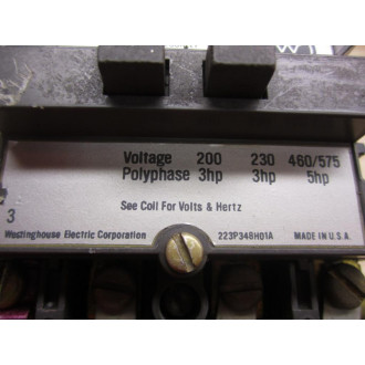 Westinghouse A200M0CACM Starter - Used