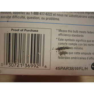 Westinghouse 45PAR38WFLH Flood Lamp
