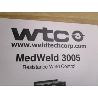 WTC M-032025 Manual For MedWeld 3005 - Used