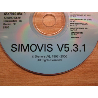 Siemens 6SX7010-0FA10 Simovis CD - Used
