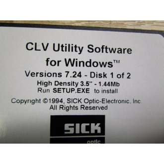 Sick Optic Electronic 7021865 Software