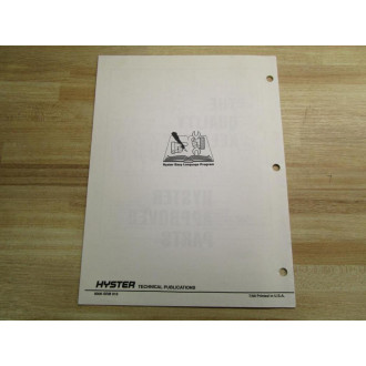 Hyster 1483865 Manual For Transistor Motor Controllers Hy-1483865 - Used