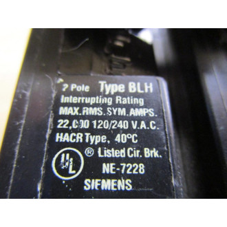 Siemens B2100H Circuit Breaker - Used