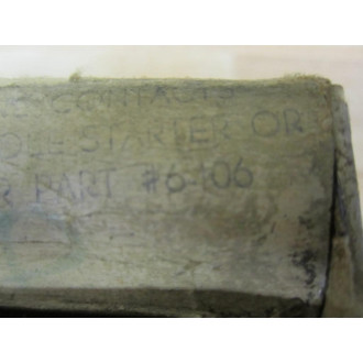 Cutler Hammer 6-106 Eaton Contact Kit WO Hex Nuts