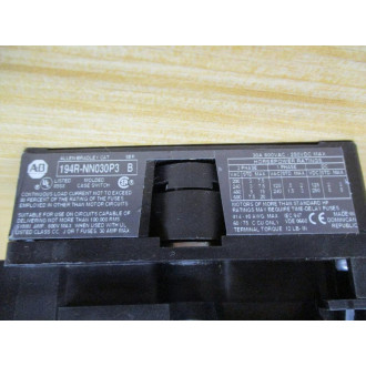 Allen Bradley 194R-NN030P3 IEC Disconnect 194RNN030P3 - New No Box