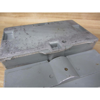 Cutler Hammer 10251H26B Bulletin 10251 Foot Switch Broken Underside - Used