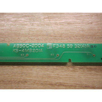 Mazak KS-4MB201A Switch Board KS4MB201A WO Buttons - Used