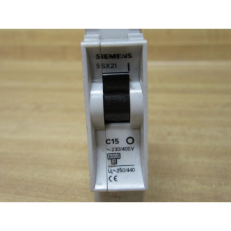 Siemens 5SX21 C15 Circuit Breaker 5SX21C15 - New No Box
