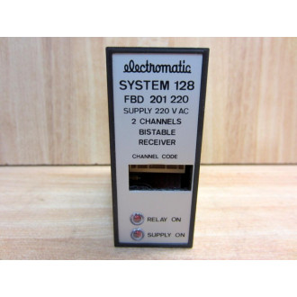 Electromatic FBD 201 220 System 128 FBD201220