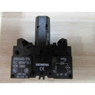 Siemens 3SB3400-1PA Contact Yellow 3SB34001PA - New No Box