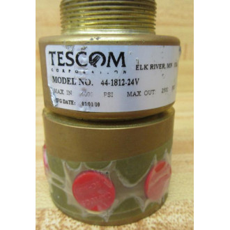 Tescom 44-1812-24V High Pressure Regulator WO Knob - Used