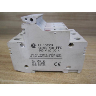 ITC VLC10 Fuse Block 3 Pole, W Red Reflectors - Used