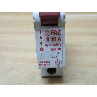 Moeller FAZ-S10A Circuit Breaker FAZS10A - Used