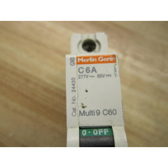 Merlin Gerin 60107 Square D Breaker 6A Schneider .... - Used