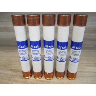 Gould Shawmut Ferraz TRS-2-12R Fuse Cross Ref 4YZJ5 (Pack of 5) - New No Box