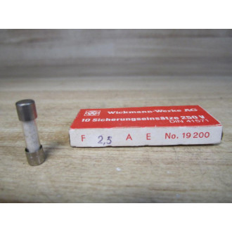 Wickmann-Werke 19.200 Fuse DIN 41571 (Pack of 10)