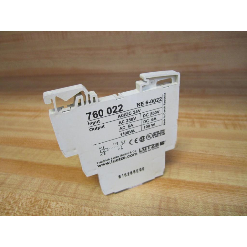 Luetze 760-022 Relay Module 760022 - New No Box
