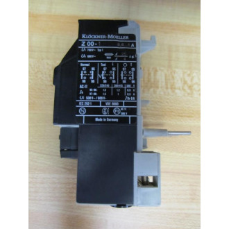 Moeller Z00-1 Overload Relay Z001 0.6-1A - Used