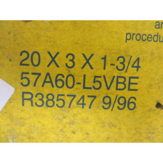 Norton 57A60-L5VBE Grinding Wheel  20x3x1-34 - New No Box