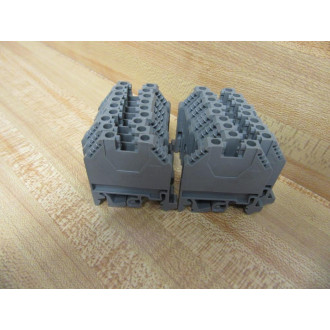 Wieland Bamberg WK4U Terminal Block Gray (Pack of 18) - New No Box