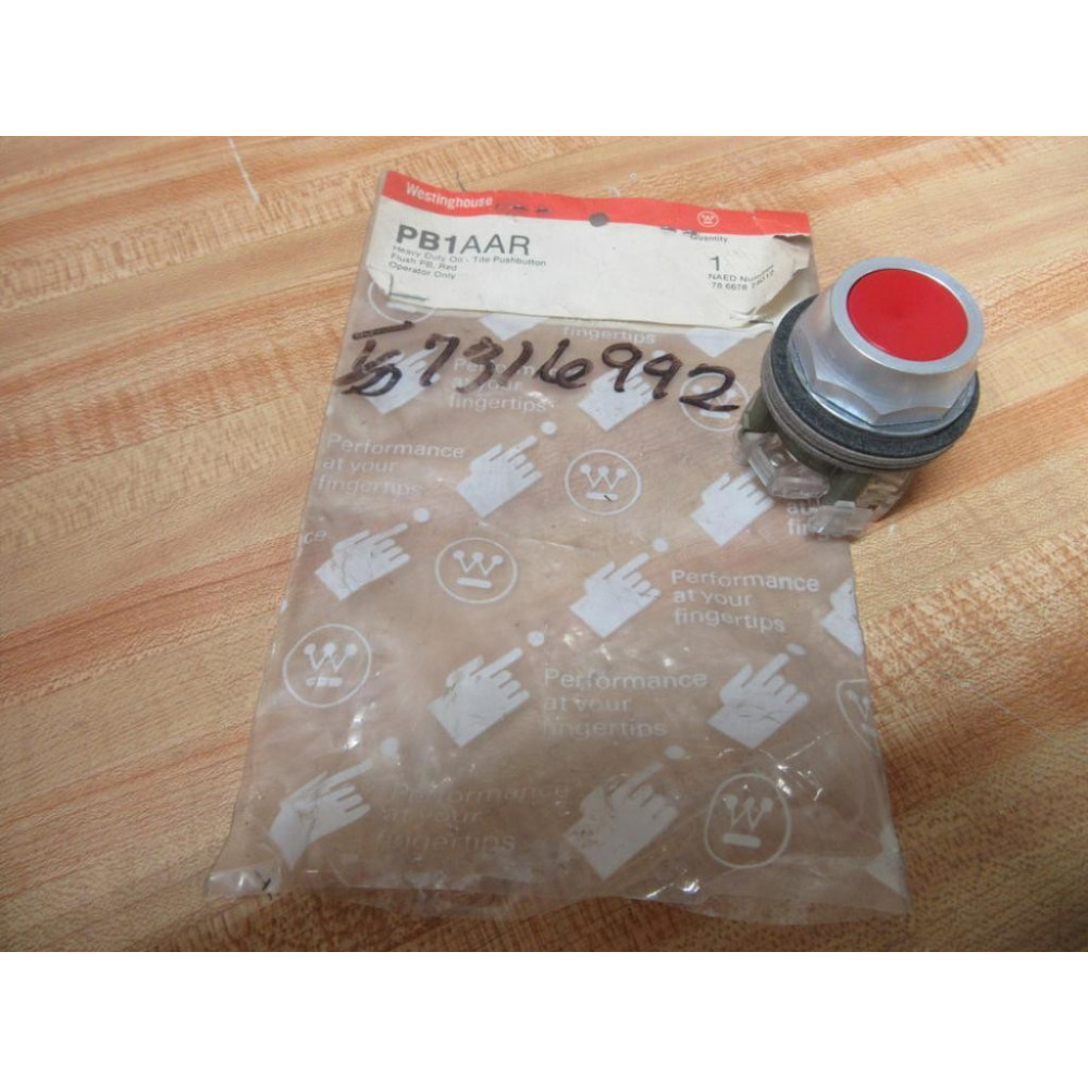 Westinghouse PB1AAR Pushbutton 78 6678 74012