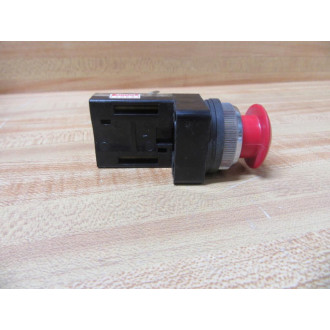 Alco SW-251 Emerson Pushbutton Switch SW251 Red Push Button - Used