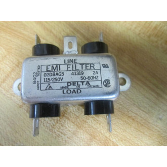 Delta 02DBAG5 EMI Line Filter - New No Box