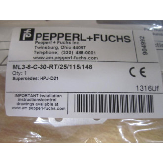 Pepperl + Fuchs ML3-8-C-30-RT25115148 Sensor ML38C30RT25115148