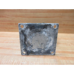 Albion PD0820019 Polyurethane Aluminum Wheel WRigid Plate - Used