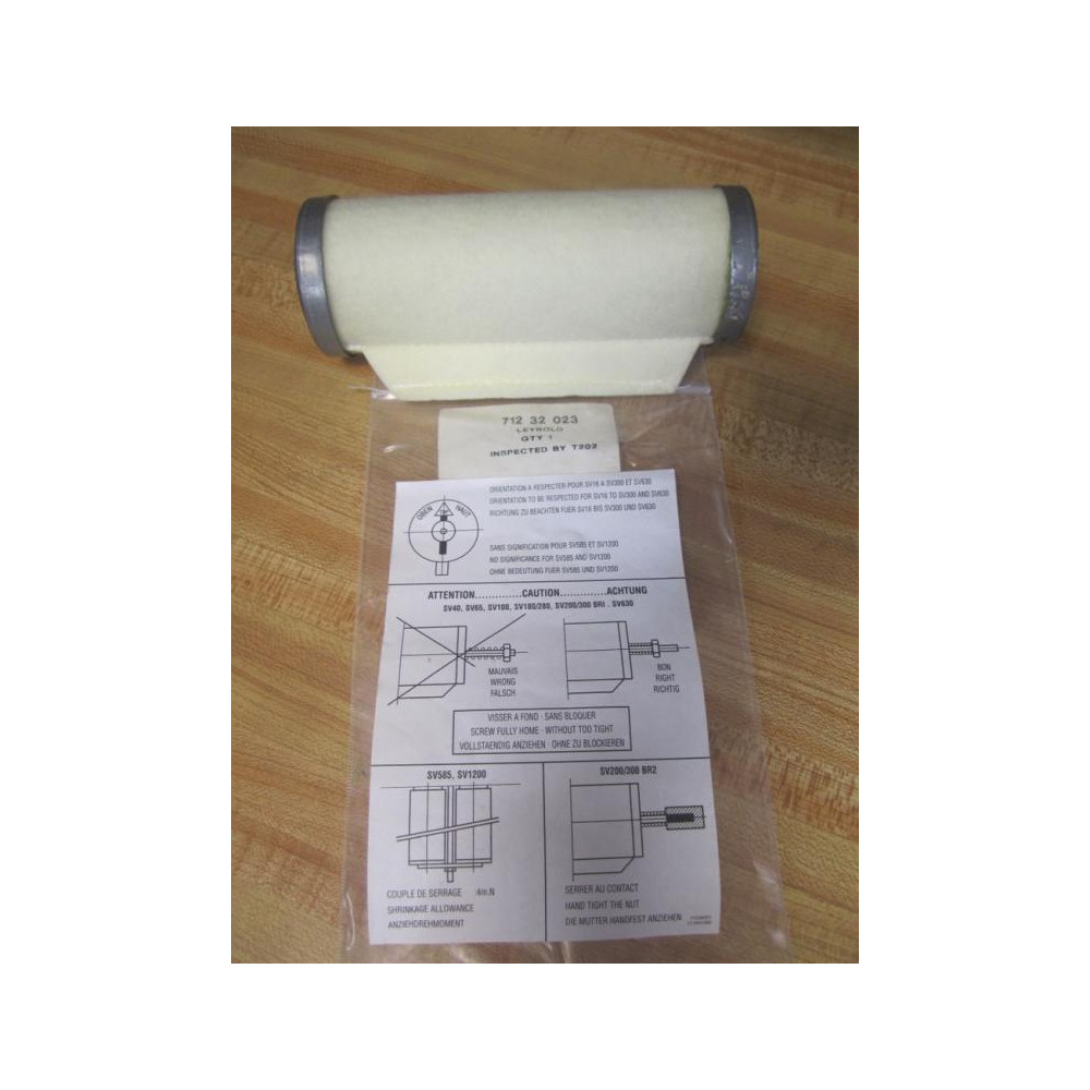 Leybold 712-32-023 Particulate Filter  71232023 - New No Box
