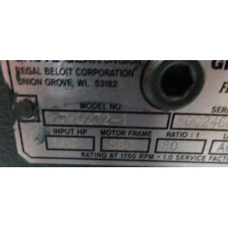 Grove Gear TMQ232-1 Flexaline Ratio: 80: 1 Frame 56C 80:1 - New No Box