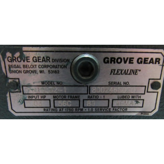 Grove Gear TMQ232-1 Flexaline Ratio: 80: 1 Frame 56C 80:1 - New No Box