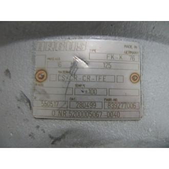 Argus FK-K 76 Valve 00-7330-2515-1 - New No Box