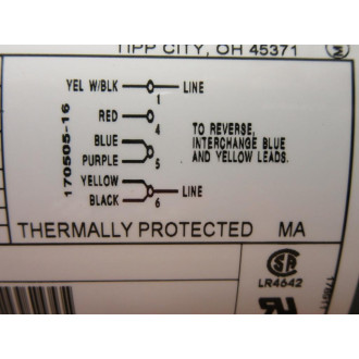 A.O. Smith 801 Motor 8-135790-02 16HP 1725RPM