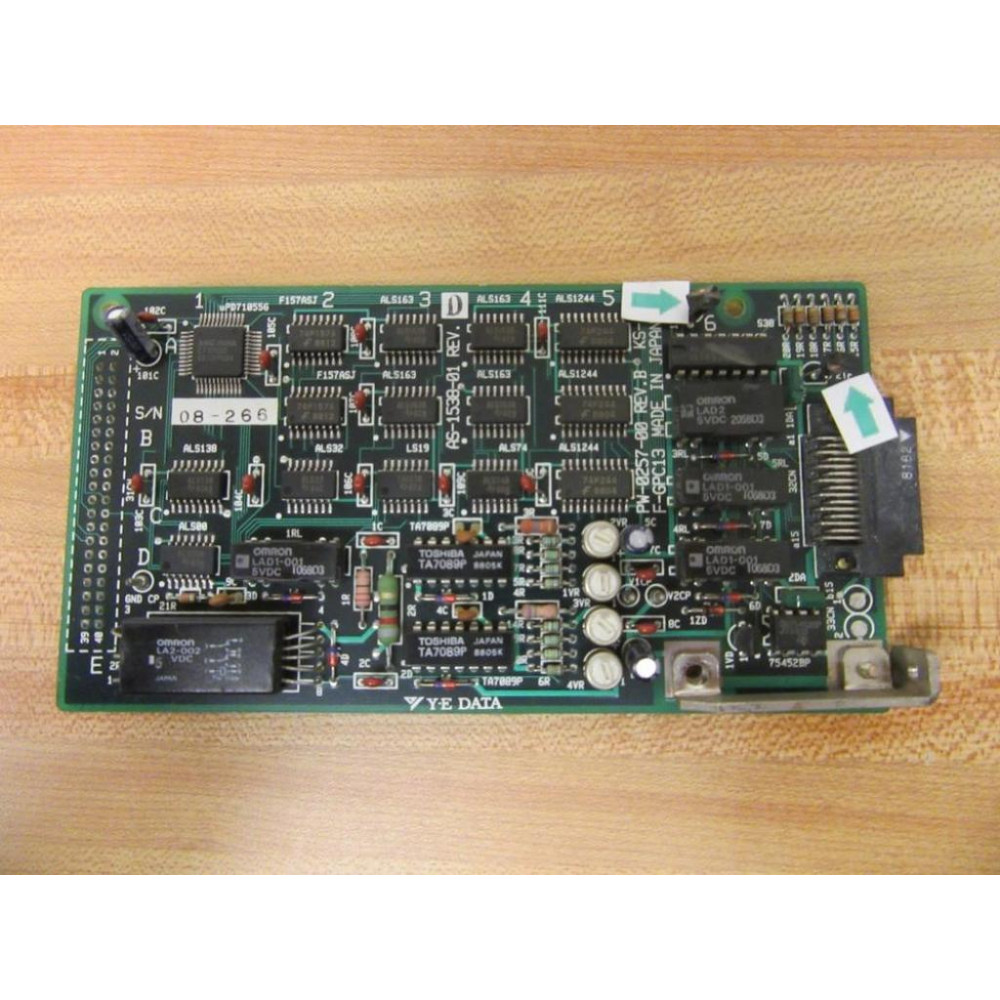 Y-E Data AS-1538-01 Circuit Board AS153801 - Parts Only