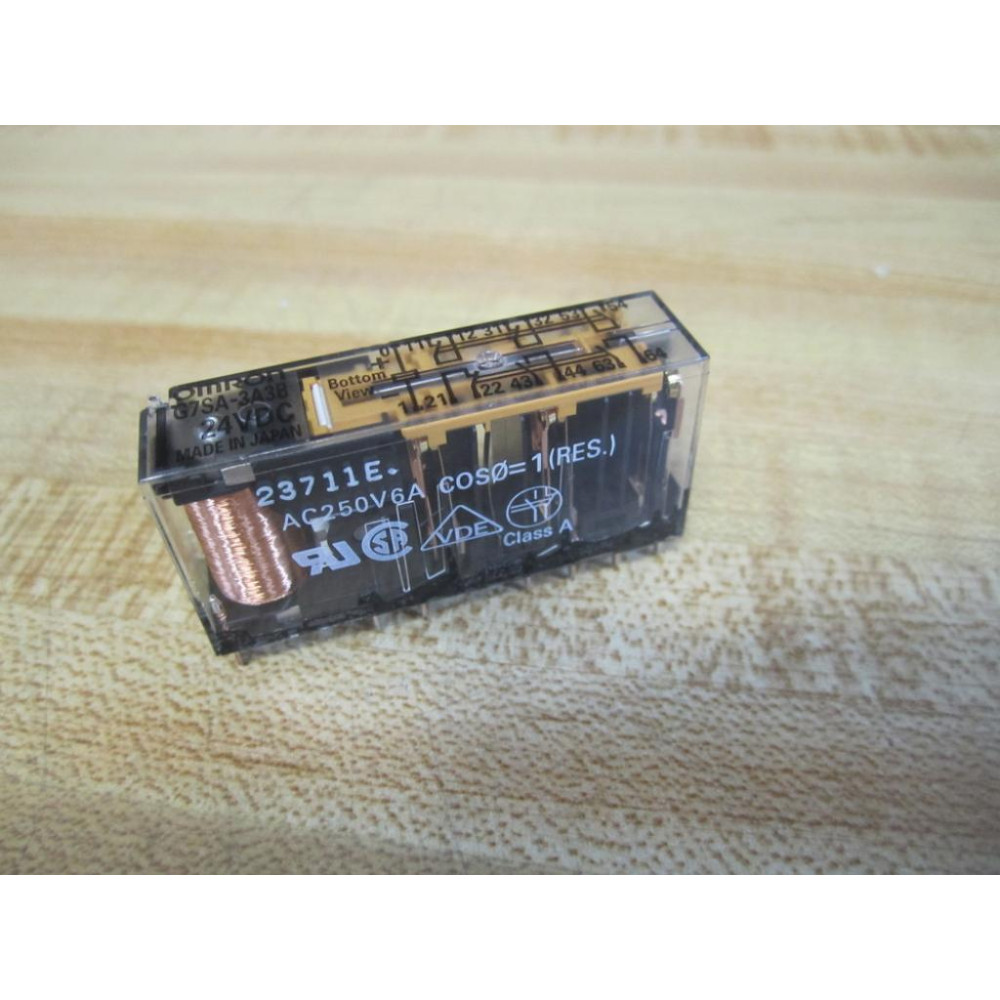 Omron G7SA-3A3B Relay G7SA-3A3B-24VDC - Used