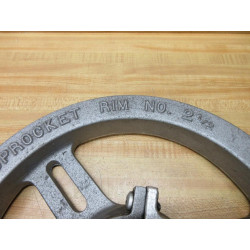 Babbitt No. 2-12 Adjustable Sprocket Rim 2-12 Non-Ferrous Metal - New No Box