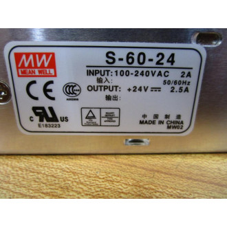 MW S-60-24 Power Supply S6024 - New No Box