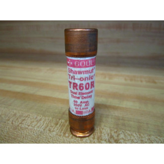 Gould Shawmut Ferraz Trionic TR60R Fuse Cross Ref 4YZE6 (Pack of 5) - New No Box