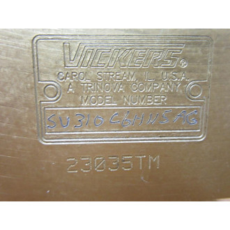 Vickers SV3-10-C-6H-115AG Solenoid Valve Block SV310C6H115AG - New No Box