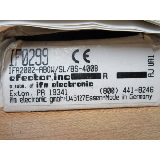 IFM Efector IF0299 Sensor IFA2002-ABOWSLBS-400B