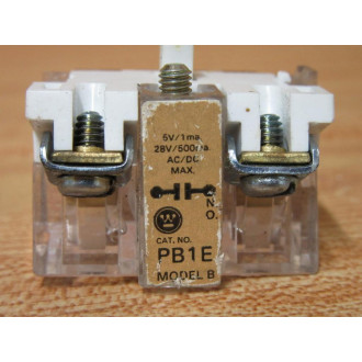 Westinghouse PB1E Push Button Missing Button Cap - New No Box