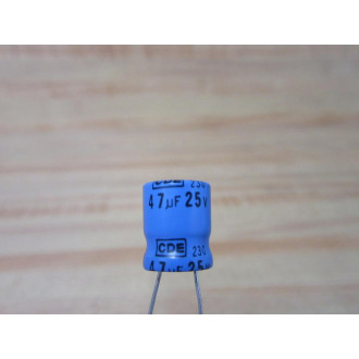 CDE 230 Capacitor 47UF 25V (Pack of 30) - New No Box