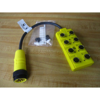 Lumberg ASB 8LED-54-331-RS120M 8 Port Distribution Box 600003936 - Used