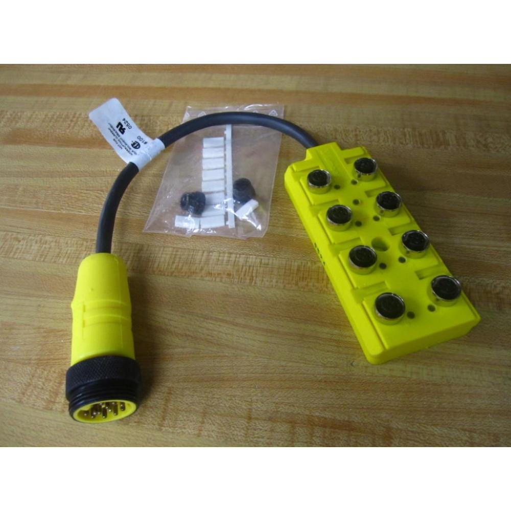 Lumberg ASB 8LED-54-331-RS120M 8 Port Distribution Box 600003936 - Used