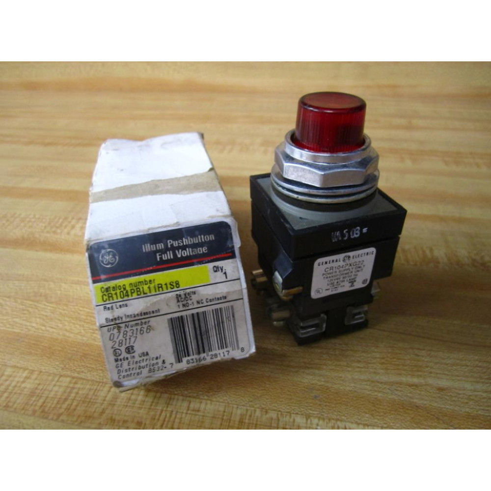 General Electric CR104PBL11R1S8 GE Push Button