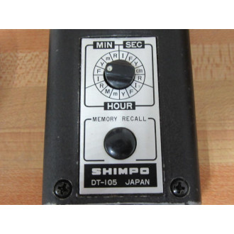 Shimpo DT-105 Hand Digital Tachometer DT105 Missing Accessorier - Used